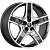Диски K&K KP008 8.5x20 5*112 ET34 DIA57.1 Алмаз черный Литой купить с бесплатной доставкой в пункты выдачи в Петербурге